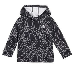 Kids Brand new black adidas all over print hooded sweatshirt size 3T - for boys